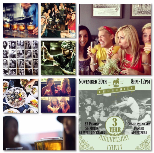 The Churchill Celebrates their 3 year Annivesary.